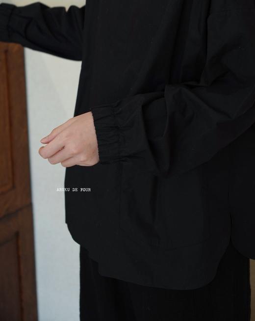 ECOLE DE CURIOSITES 棉质长袖衬衫有口袋 商品图8