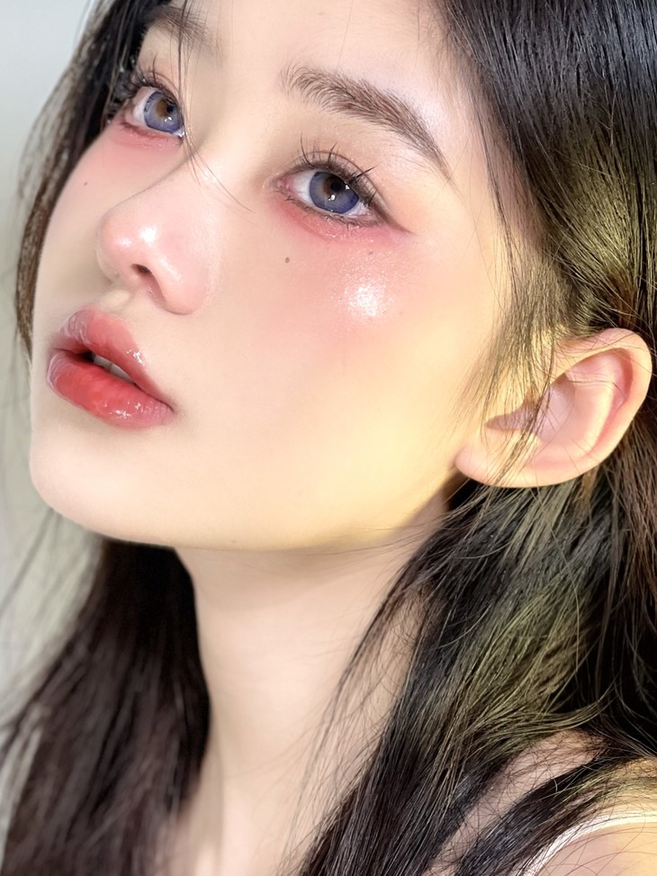 WhosCon年抛隐形眼镜 忧郁蓝调14.5mm 1副/2片-VVCON美瞳商城18