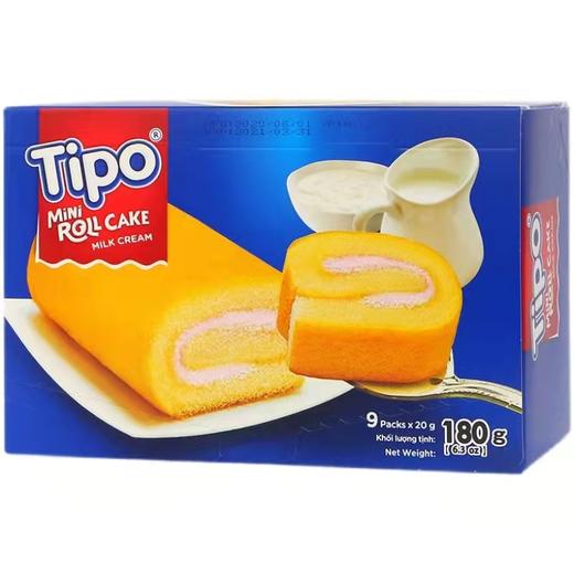 TIPO迷你蛋糕卷牛奶味80g 商品图0