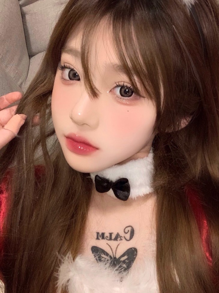 WhosCon年抛隐形眼镜 山茶花14.5mm 1副/2片-VVCON美瞳商城20