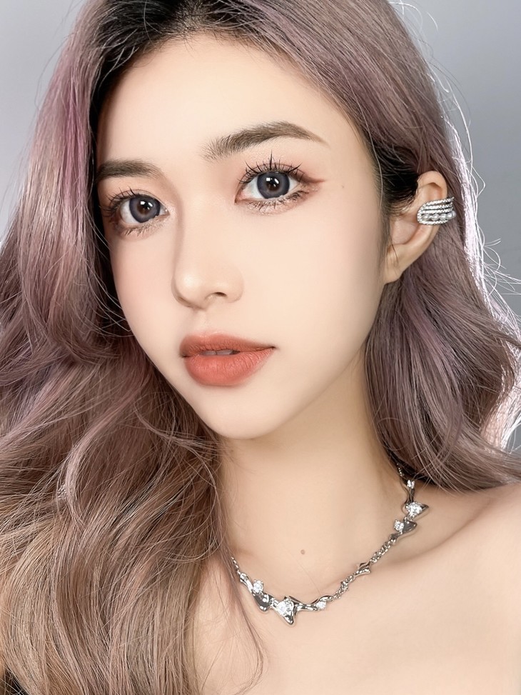 WhosCon年抛隐形眼镜 忧郁蓝调14.5mm 1副/2片-VVCON美瞳商城12