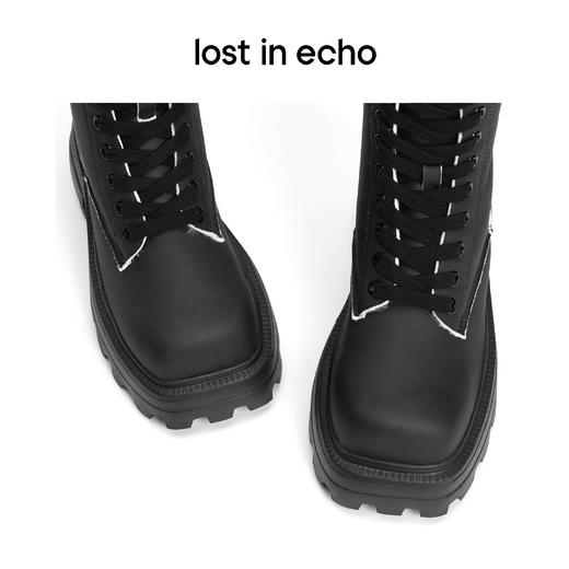 lost in echo 原创设计师品牌 皮毛一体加绒加厚保暖马丁靴短靴 商品图1