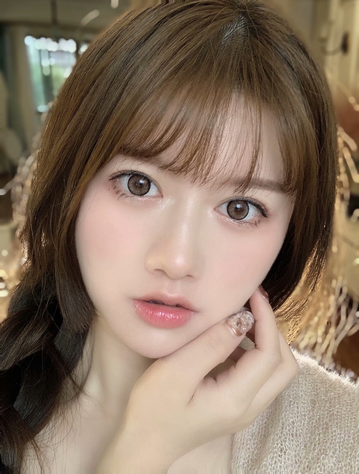 COMELYEYES年抛隐形眼镜 富家女棕14.5mm 1副/2片-VVCON美瞳网20