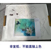 【有步骤】陈军工笔画白描底稿斗方小品《绿夏》荷花翠鸟初学者临摹花鸟线稿CJ04 商品缩略图2