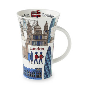 英国DUNOON丹侬峡谷型马克杯异国风情之建筑 黑色礼盒