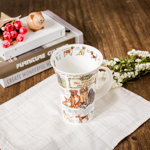 英国原产DUNOON丹侬杯子骨瓷杯水杯马克杯峡谷型狗的世界 商品图1