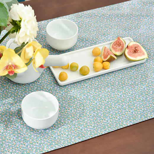 竹林三色日式双面棉布茶旗 商品图3