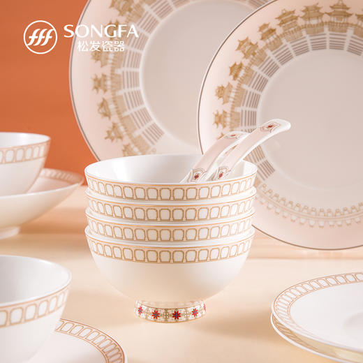 66头印象潮州精品骨瓷餐具套装 商品图1