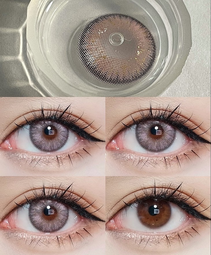 MIRAGECOLOR黎雾 年抛隐形眼镜 百利甜粉14.5mm 1副/2片-VVCON美瞳网10