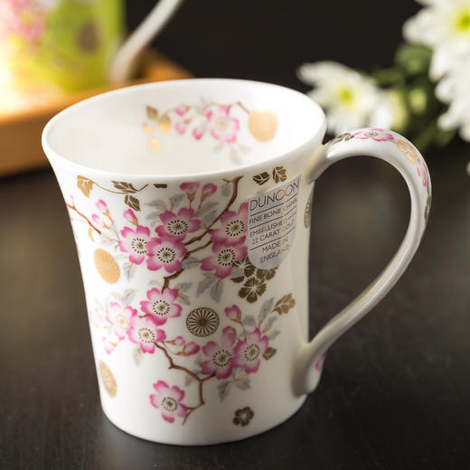 英国原产DUNOON丹侬骨瓷茶杯水杯马克杯樱花 商品图2