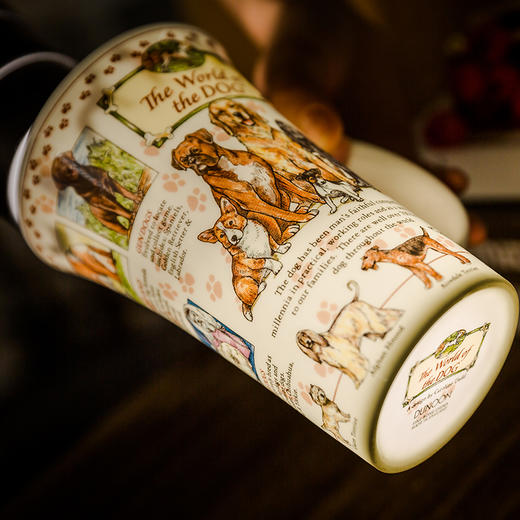 英国原产DUNOON丹侬杯子骨瓷杯水杯马克杯峡谷型狗的世界 商品图3