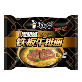 康师傅袋黑胡椒牛排面104克