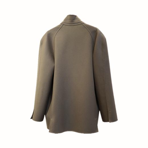 羊绒手工小开领外套 商品图2