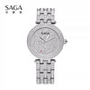 SAGA世家手表满钻女士腕表大表盘轻奢时尚潮流-银色 商品缩略图0