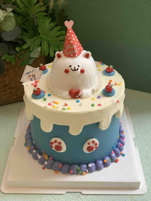 复古小熊奶油蛋糕 下单前请仔细阅读商品详情 商品图0