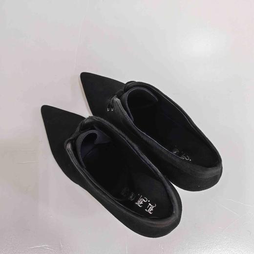 LFGJ 6603 真皮尖头细跟高跟短靴磨砂皮裸靴潮 商品图4