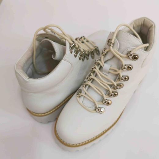 LFGJ 2801 英伦风短靴厚底靴子百搭超轻系带炸街帅气马丁靴女 商品图2