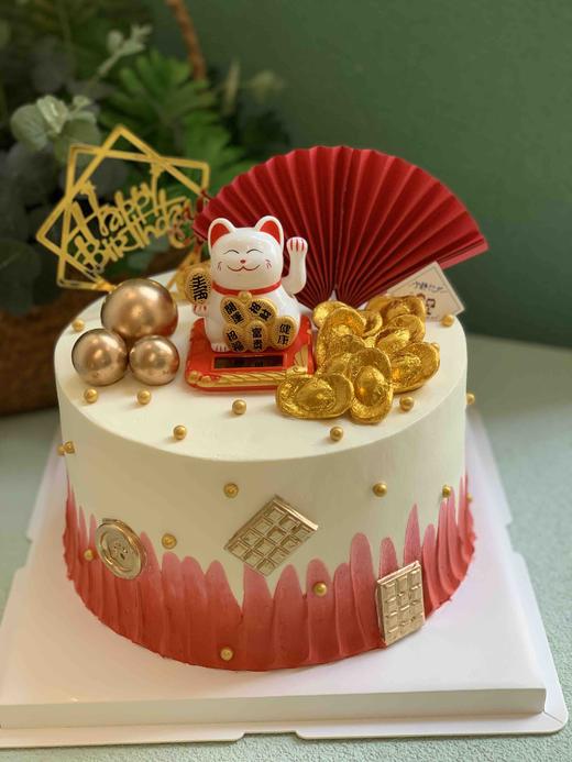 招财猫奶油蛋糕 下单前请仔细阅读商品详情 商品图0