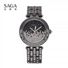 SAGA世家手表满钻女士腕表大表盘轻奢时尚潮流-黑色 商品缩略图0