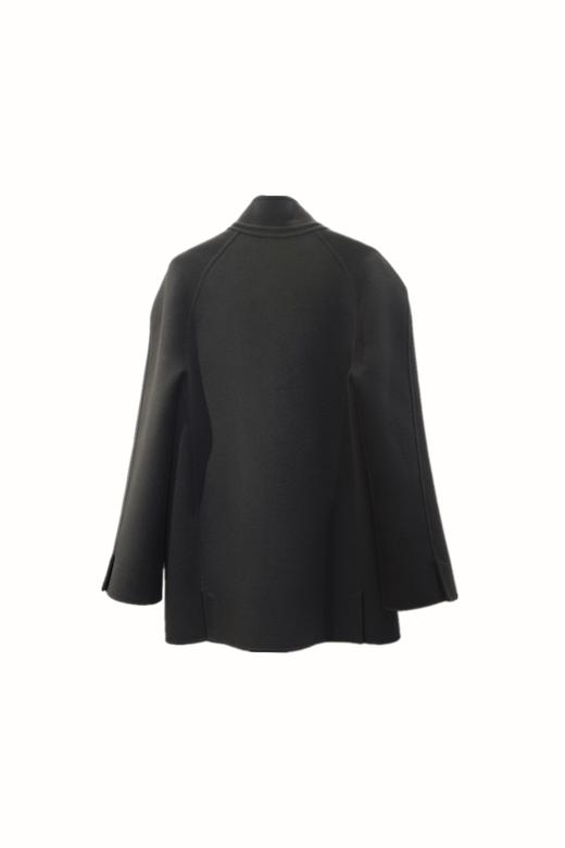 羊绒手工小开领外套 商品图5