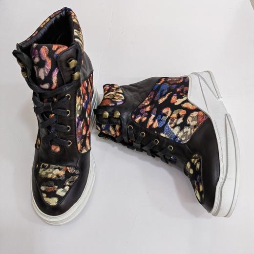 LFGJ 5413 百搭增高厚底韩版秋冬高帮鞋短靴 商品图2