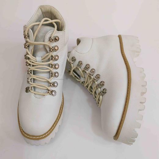 LFGJ 2801 英伦风短靴厚底靴子百搭超轻系带炸街帅气马丁靴女 商品图1