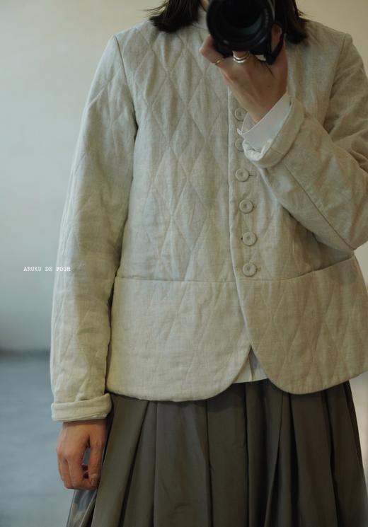 ECOLE DE CURIOSITES 经典菱格短外套 商品图6