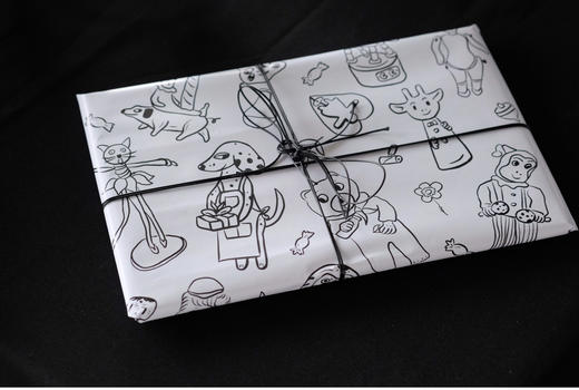 小1店员填色包装纸 商品图0