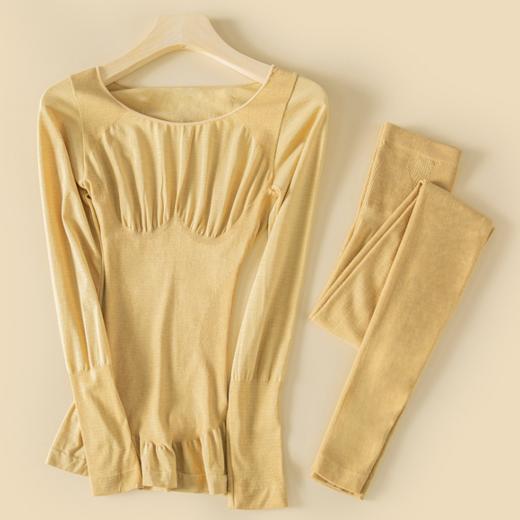 【轻薄发热德绒保暖衣套装】收腹紧身 塑身美体 轻薄不臃肿 隐形背背佳 收腹提臀 无痕隐身蓄热保暖 秋衣秋裤套装 商品图10