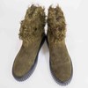 LFGJ 4706 冬季卷毛反绒皮真皮圆头厚底短靴 商品缩略图1