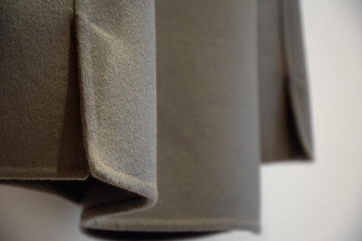 羊绒手工小开领外套 商品图3