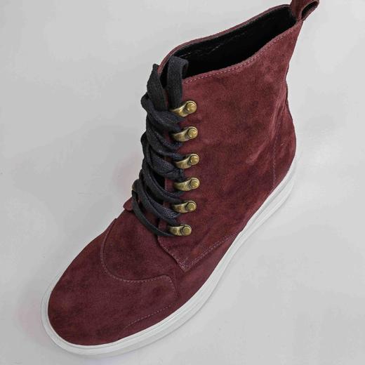 LFGJ 5418  翻毛平底高帮休闲女鞋板鞋棉鞋 商品图3