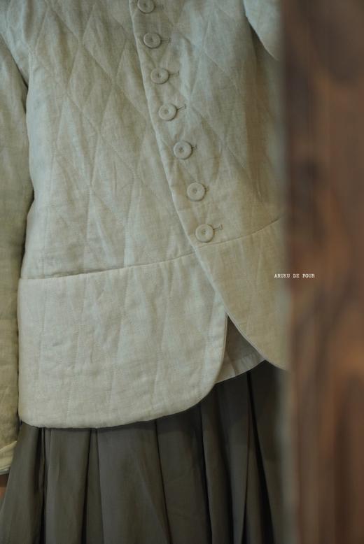 ECOLE DE CURIOSITES 经典菱格短外套 商品图7