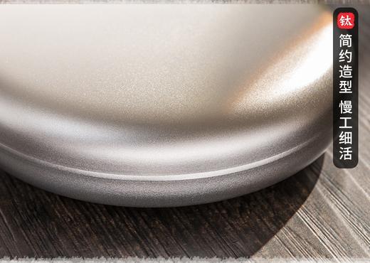 铠斯keith 户外随身便携钛酒壶圆形纯钛酒壶附小漏斗扁酒瓶金属 Ti9302 商品图4