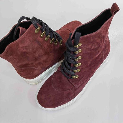 LFGJ 5418  翻毛平底高帮休闲女鞋板鞋棉鞋 商品图5