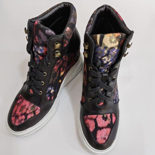 LFGJ 5413 百搭增高厚底韩版秋冬高帮鞋短靴 商品图3