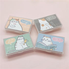 新款日韩可爱隐形便携眼镜盒护理盒收纳盒双联盒美瞳盒A7猫