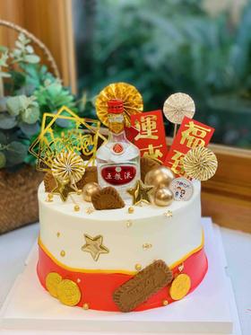 五粮液酒奶油蛋糕 下单前请仔细阅读商品详情
