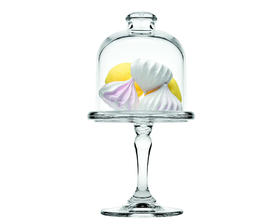 帕莎[96456]法式高脚蛋糕盘罩套装(圆边)126cc