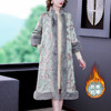 AHM ymy5192加厚夹棉复古民族风中长款棉衣 商品缩略图0