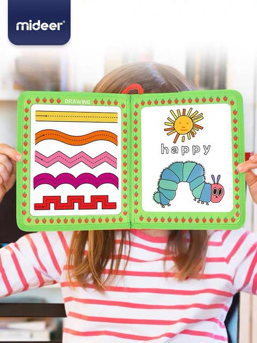 mideer弥鹿好饿的毛毛虫儿童神奇水画本 商品图1