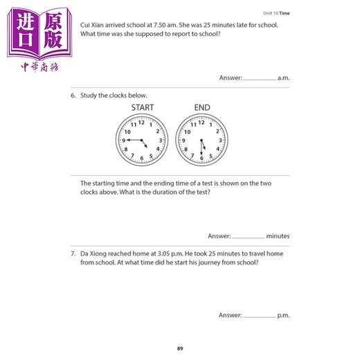 【中商原版】新加坡教辅【提分宝典】小学三年级数学-掌握数学 课外练习 家庭自学教材 Primary 3 Mathematics 商品图4