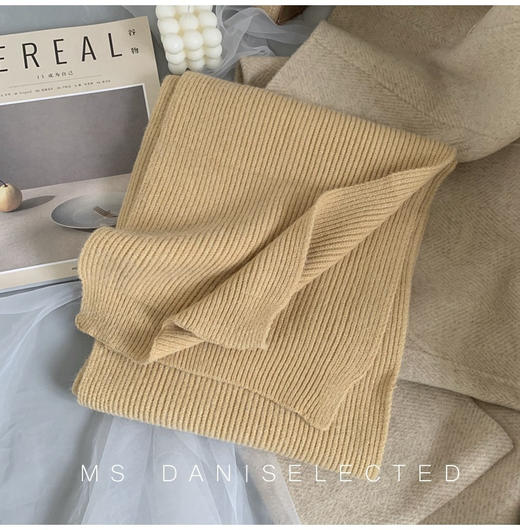 2021新款围巾 像奶茶一样温暖~韩国ins百搭柔软保暖厚围巾女冬季学生潮圣诞 商品图8