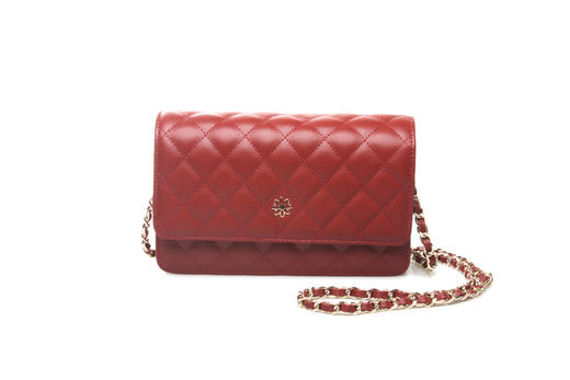 豪麟名鞋奥莱迪嘉女装牛皮革TWPB12HY206酒红色  原价1460元 商品图0