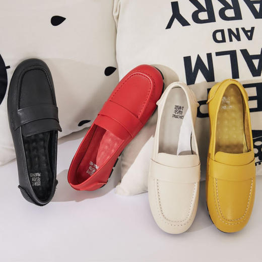 西村名物乐福鞋女英伦风单鞋厚底2020春季新款X20AM19901 商品图0