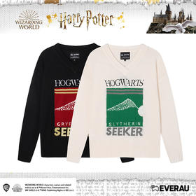 EVERAU哈利波特重磅联名金色飞贼毛衣EA8015