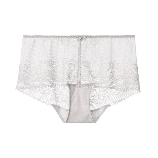 芬狄诗性感蕾丝薄款无痕简约舒适修身包臀中腰平角裤F200236 商品图6