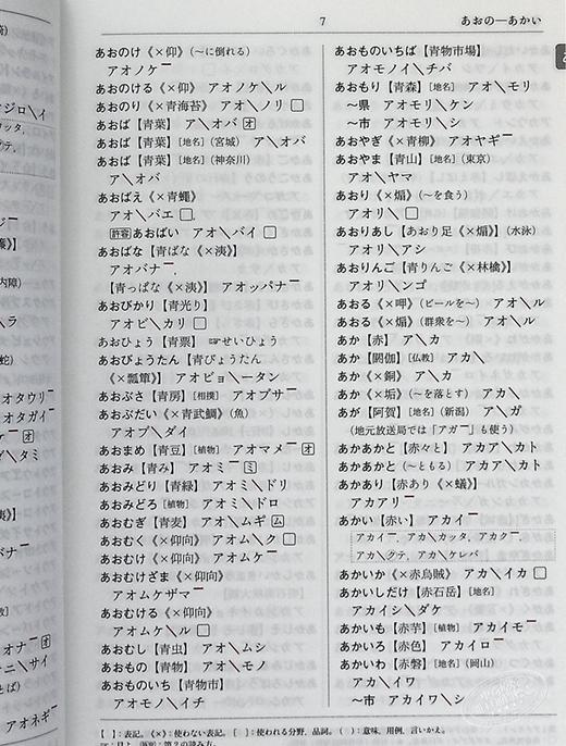 预售 【中商原版】NHK日语发音重音新辞典 日文原版 NHK日本語発音アクセント新辞典 商品图5
