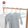孙小美简约干湿衣架4个/捆 无痕家用防肩角毛衣架防变形挂大衣服挂钩不起包防滑晒衣架子（颜色随机） 商品缩略图3