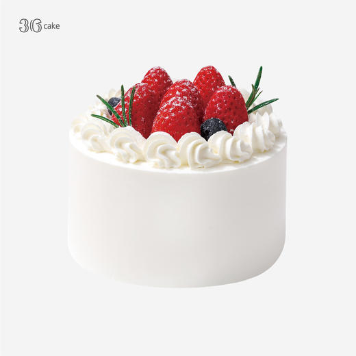 迷你多肉草莓蛋糕，可选4英寸 商品图0